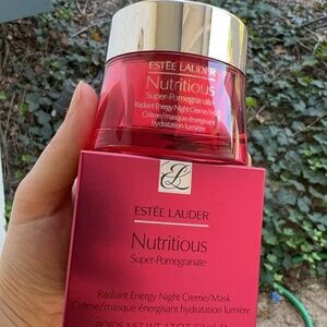 Estee Lauder Nutritious Super-Pomegranate Radiant Energy Night Creme/Mask  1.7oz